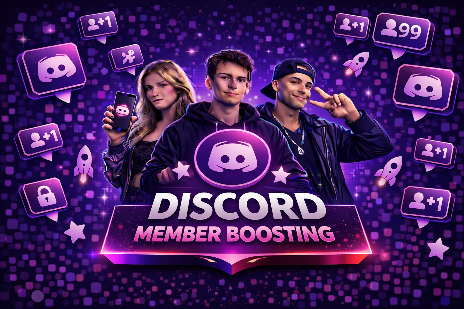 Discord Members Boosting