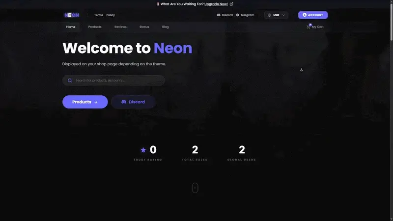 Neon | Theme