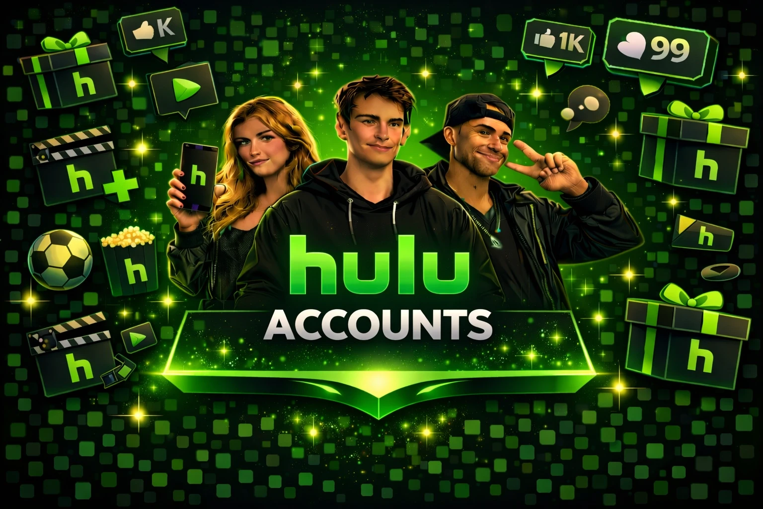 Hulu (No Ads) | Premium Subscriptions